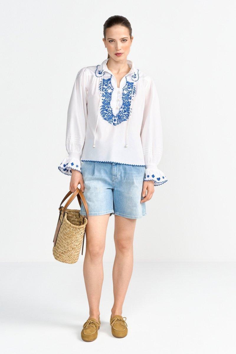 High-Waist-Jeansshorts-Rich & Royal