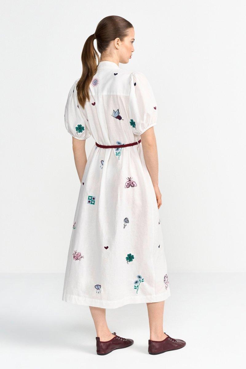Boho-Midikleid mit Taillenband-Rich & Royal