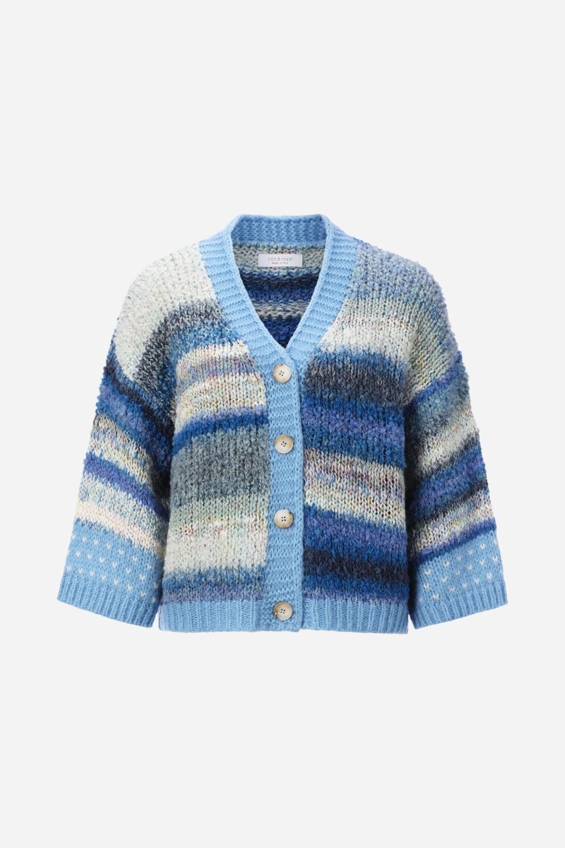 Strick-Cardigan mit Knöpfen-Rich & Royal