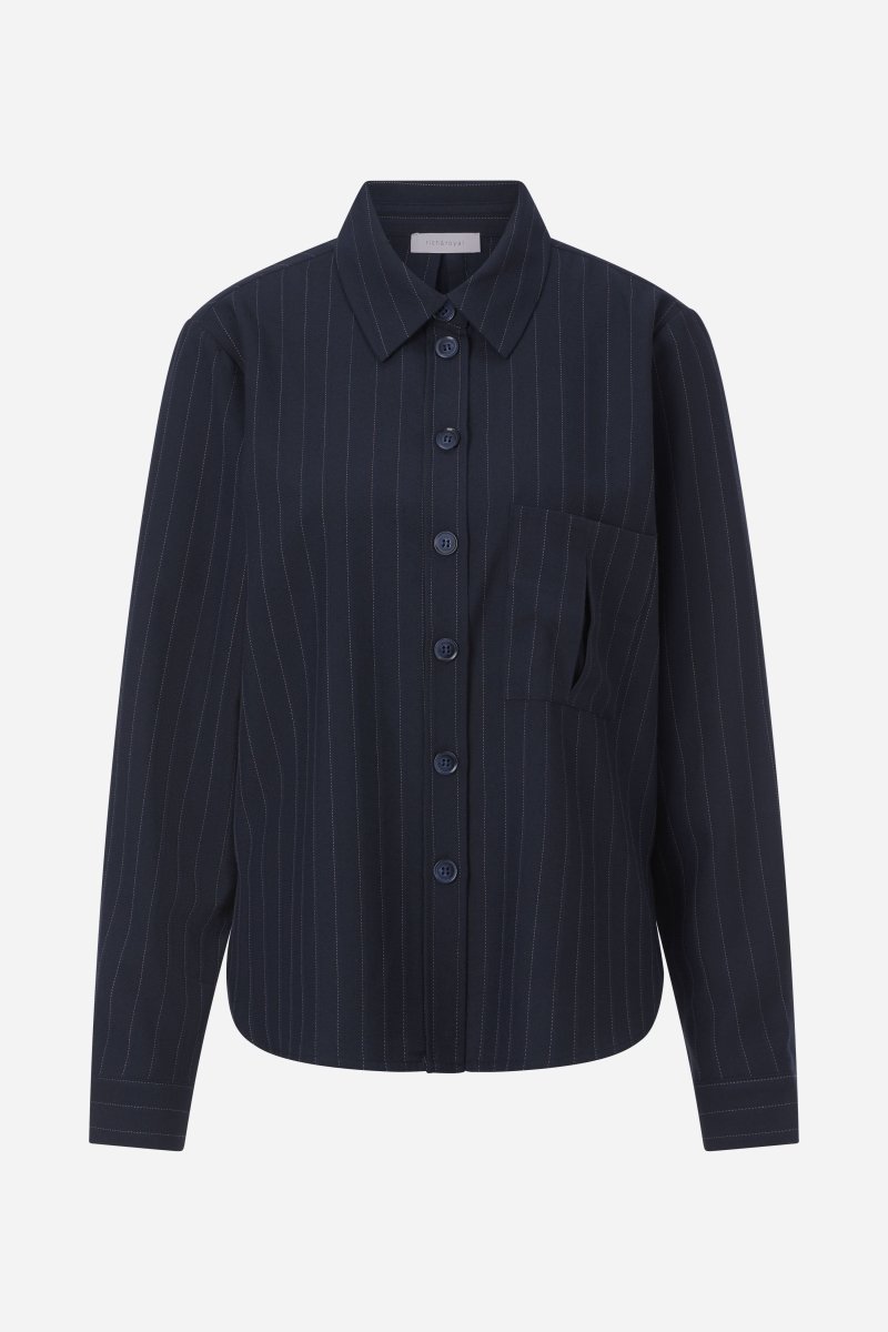 Bluse mit Nadelstreifen-Rich & Royal