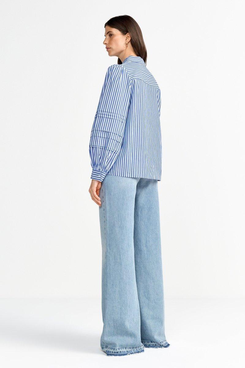 Gestreifte Hemdbluse-Rich & Royal
