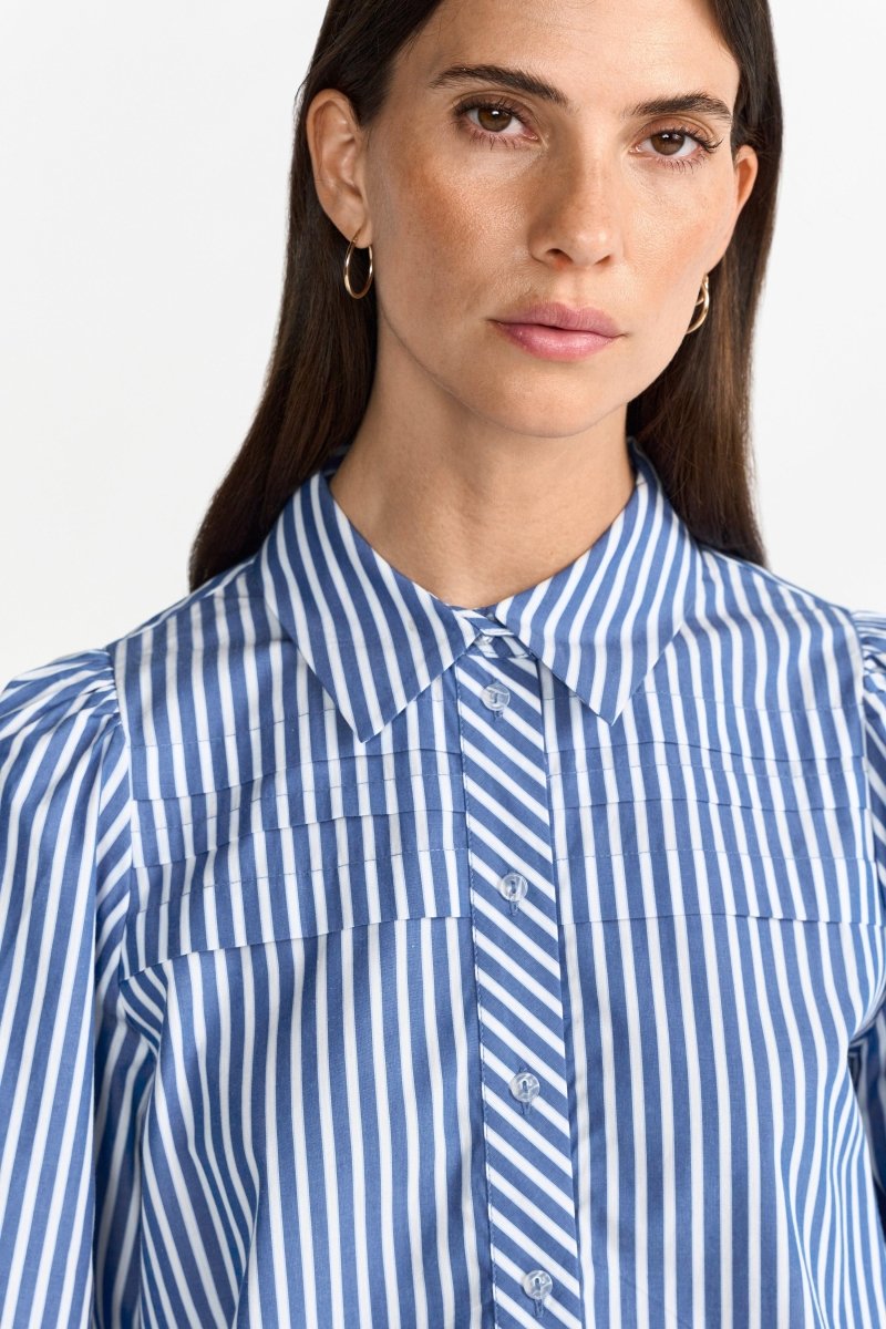 Gestreifte Hemdbluse-Rich & Royal