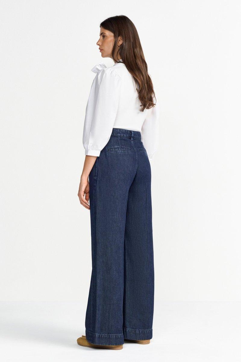 Wide-Leg-Jeans mit Bügelfalten-Rich & Royal