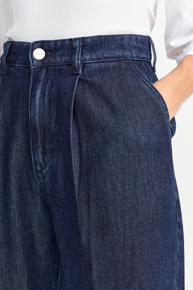 Wide-Leg-Jeans mit Bügelfalten-Rich & Royal
