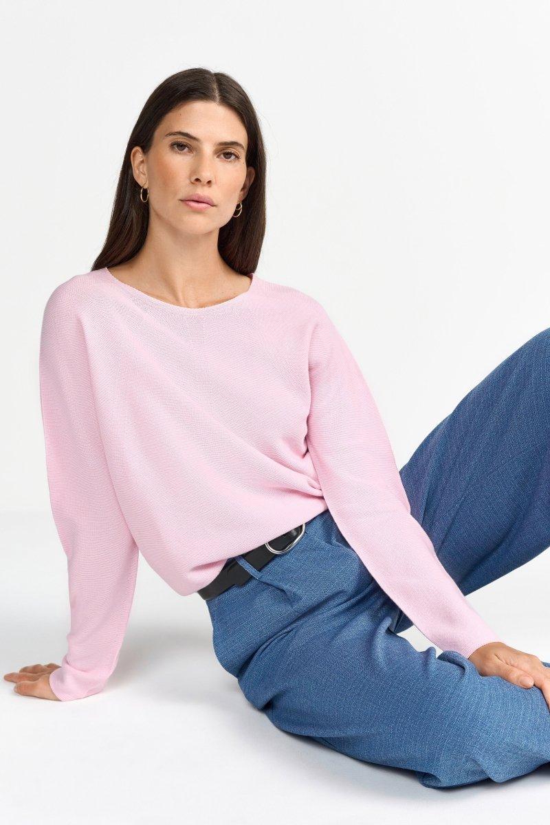 Feinstrickpullover mit Crewneck-Rich & Royal