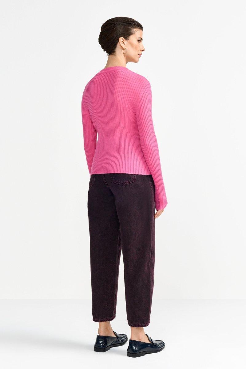 Kurze Strickjacke mit Knöpfen-Rich & Royal