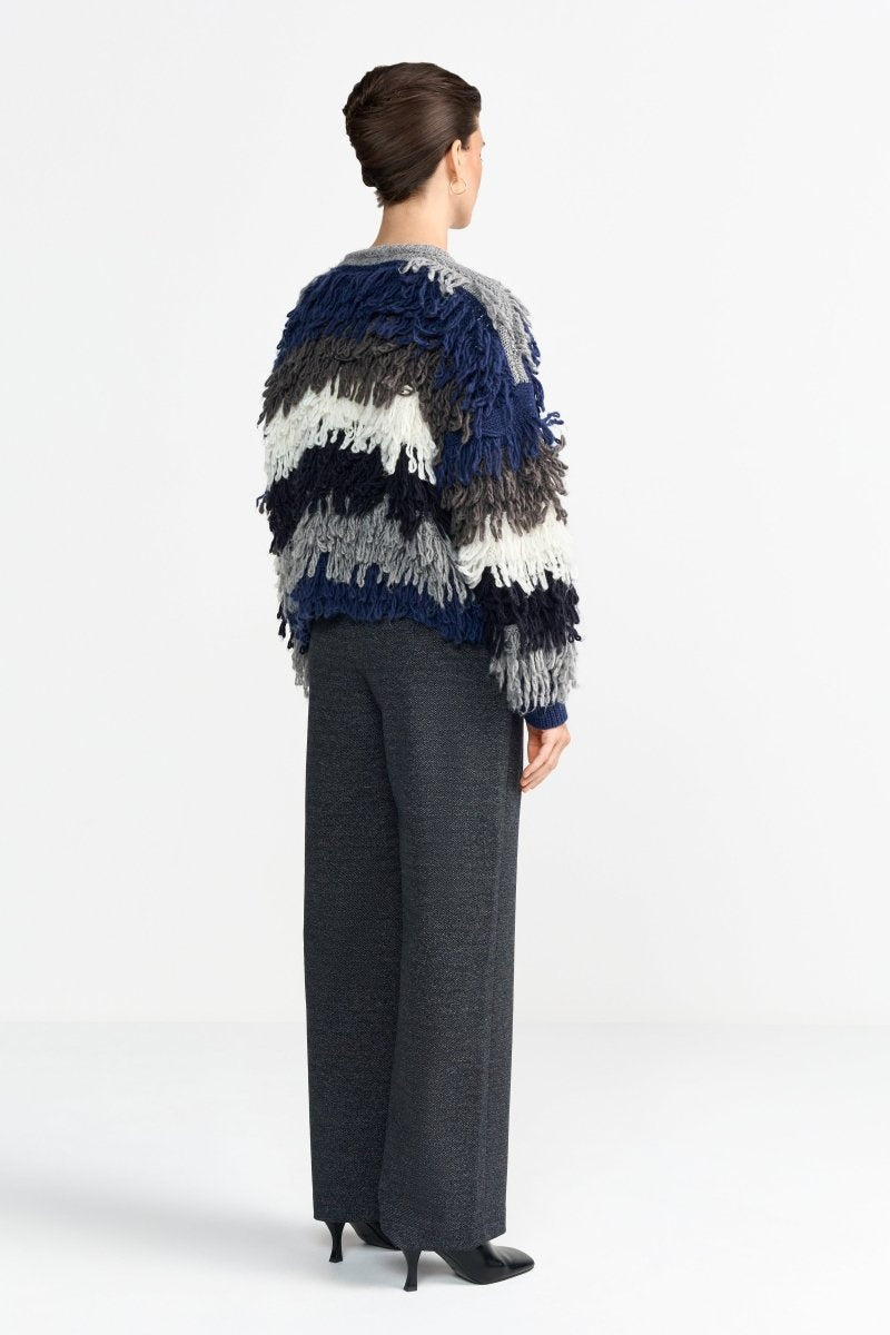Cardigan mit Fransen-Rich & Royal