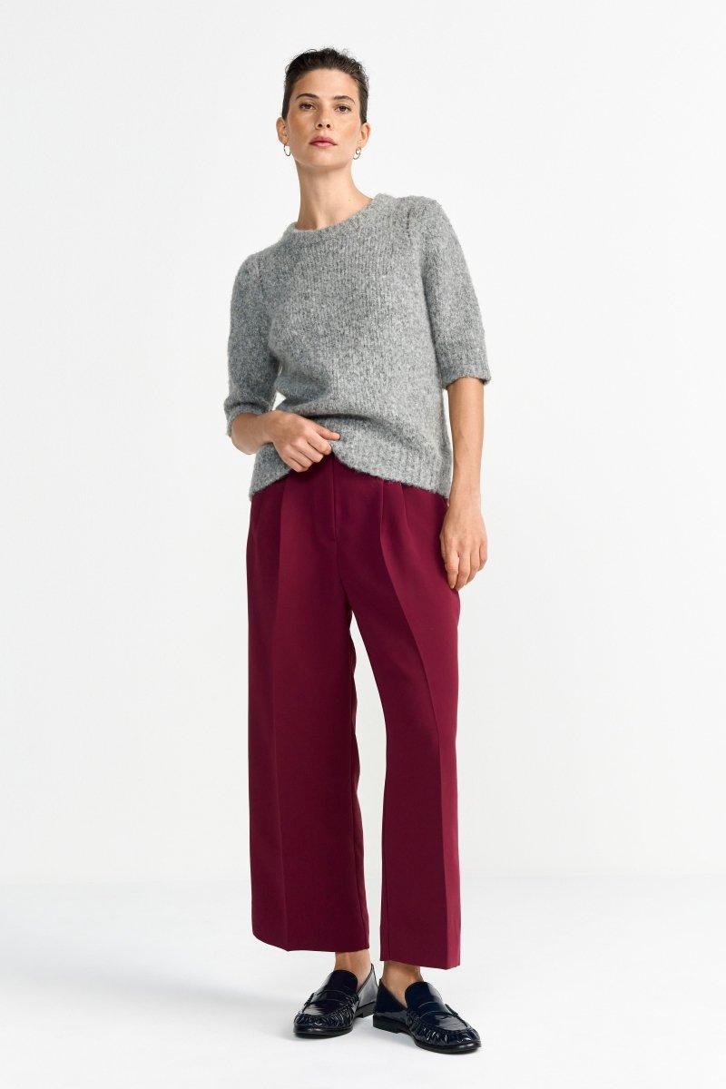Halbarm-Wollpullover-Rich & Royal