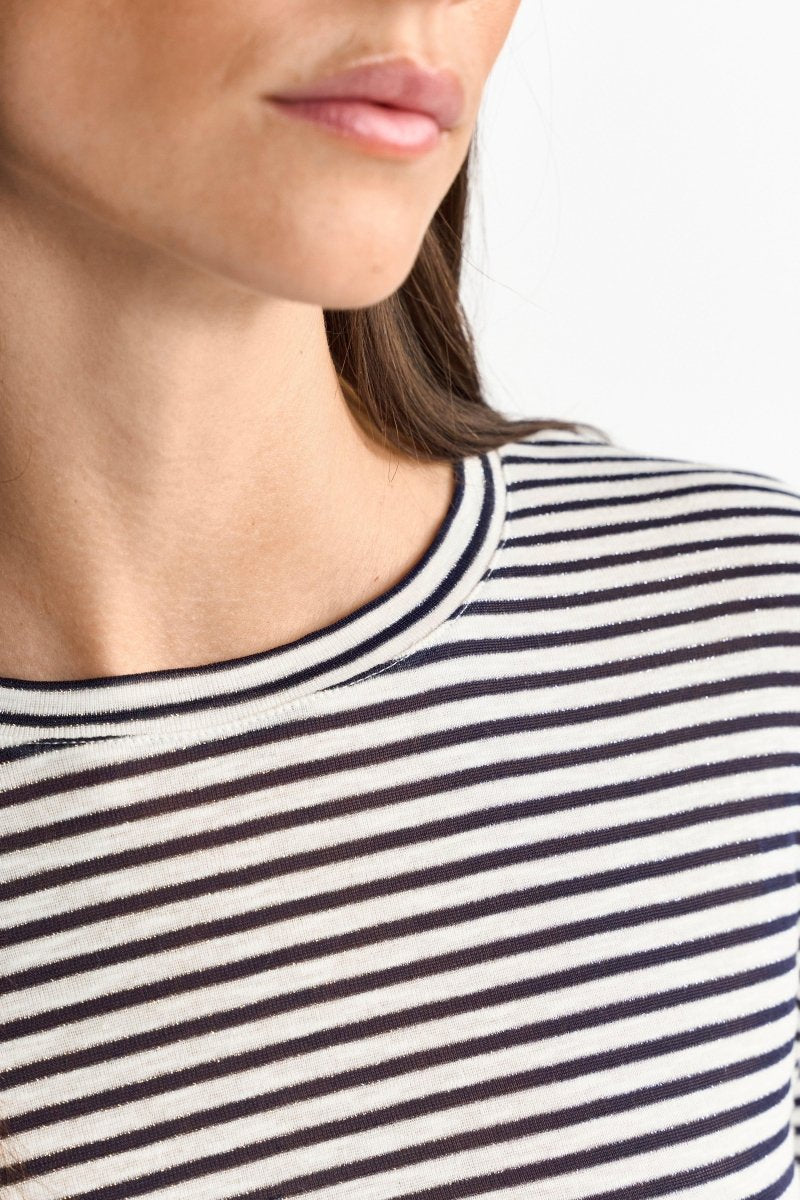 Longsleeve mit Glitzerfäden-Rich & Royal