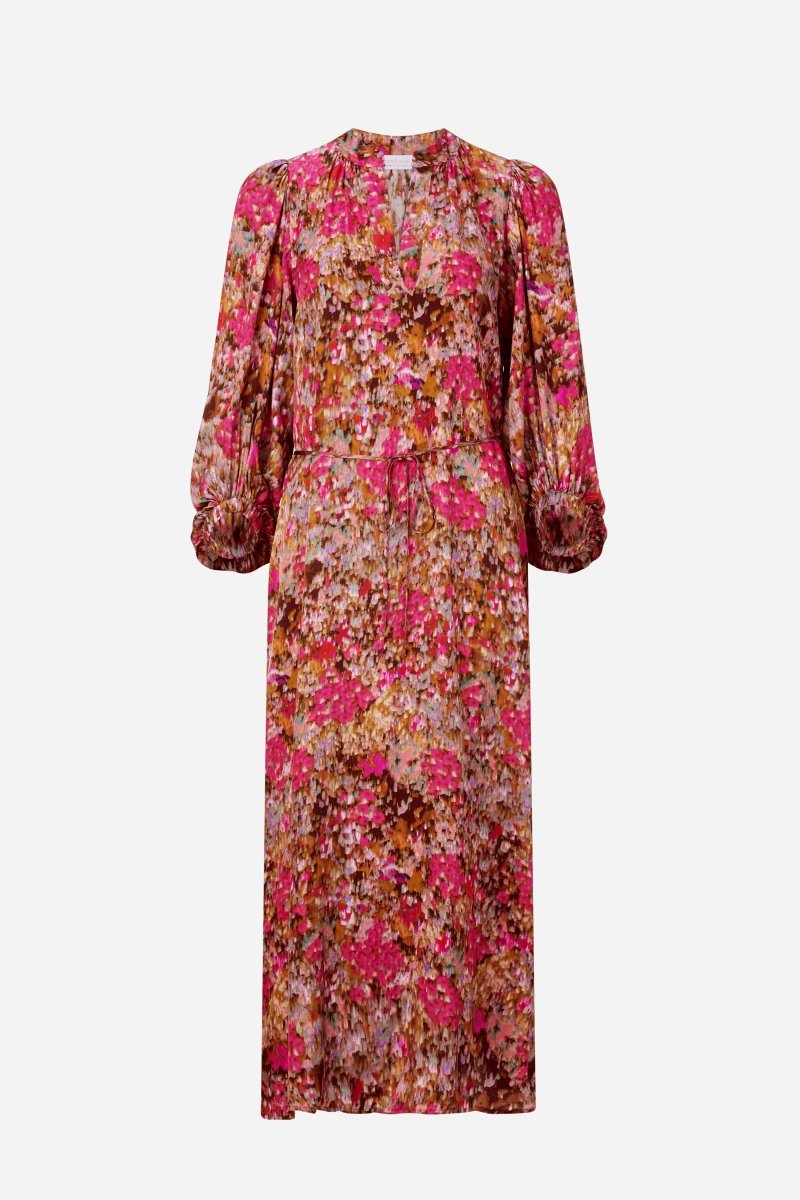 Maxikleid mit floralem Print-Rich & Royal
