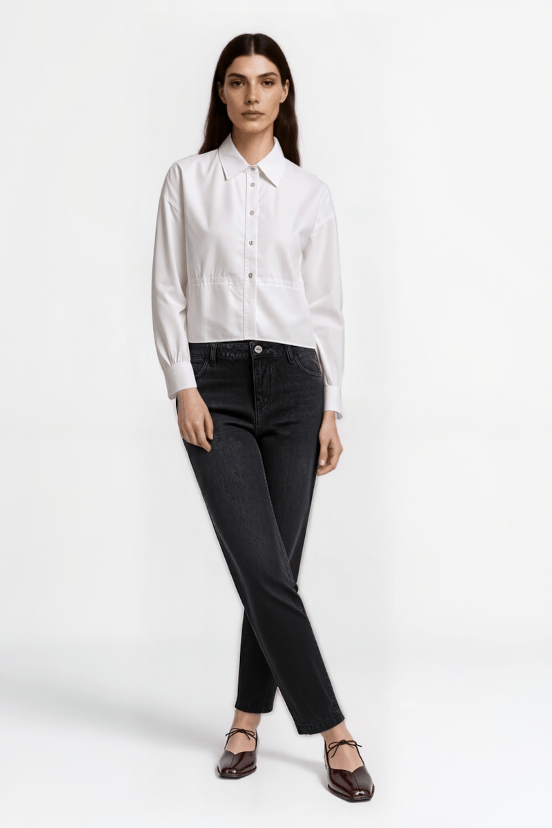 Bluse mit klassischem Hemdkragen-Rich & Royal