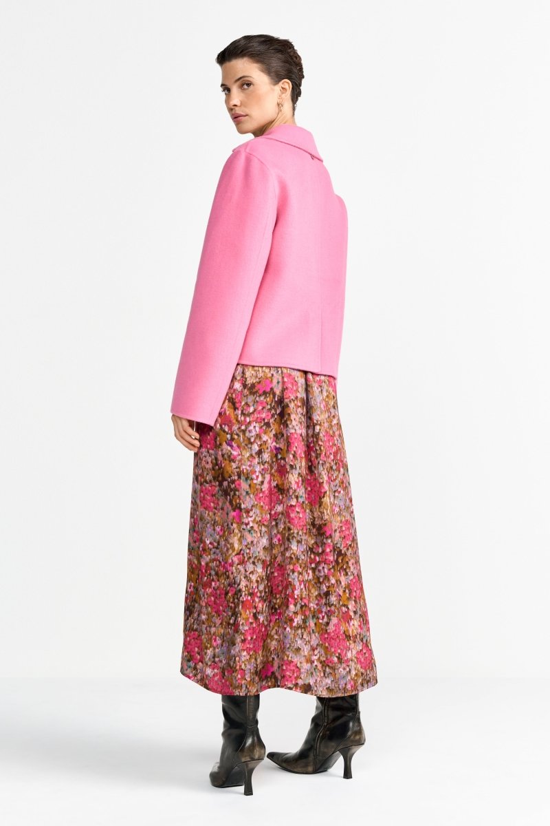 Kurzmantel mit Revers-Rich & Royal