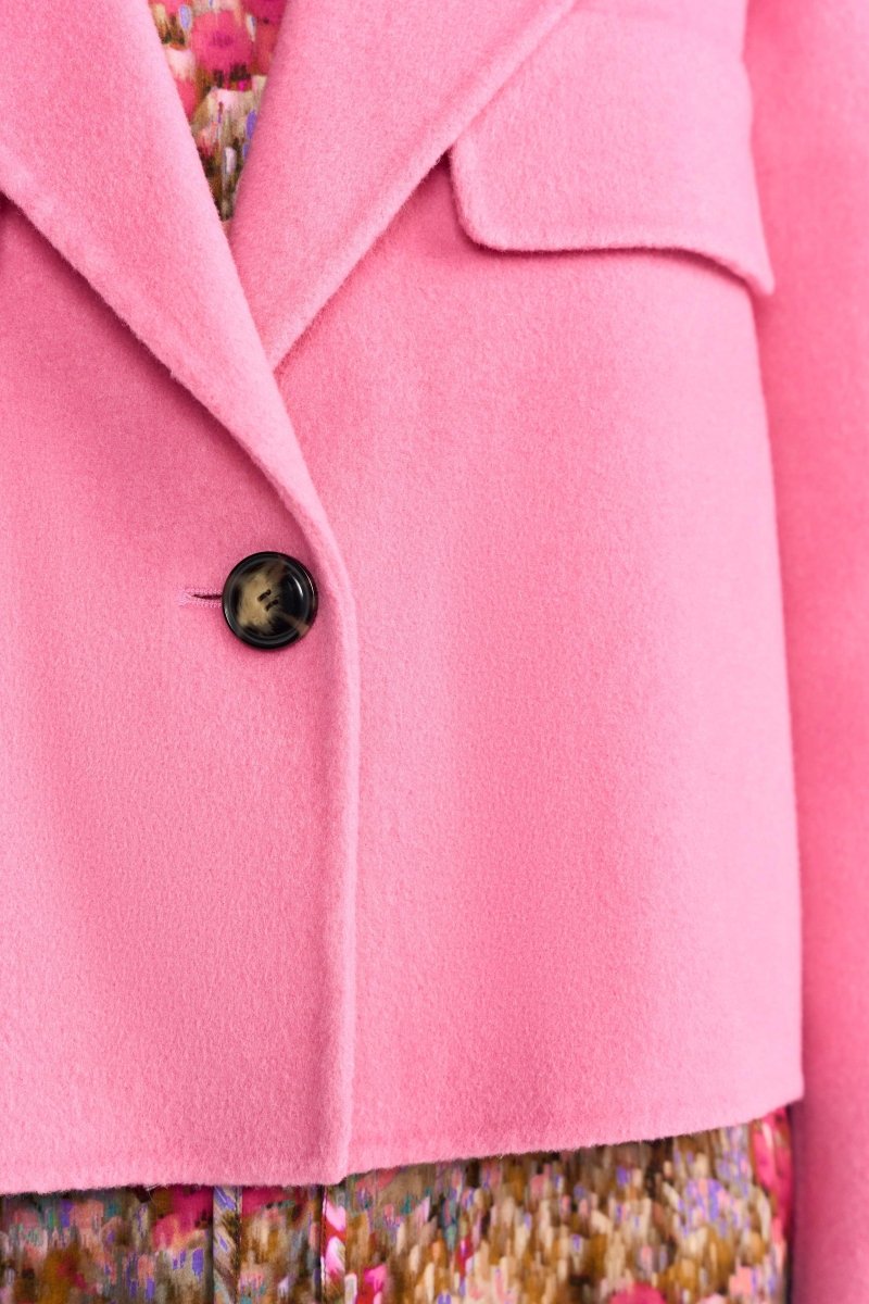 Kurzmantel mit Revers-Rich & Royal
