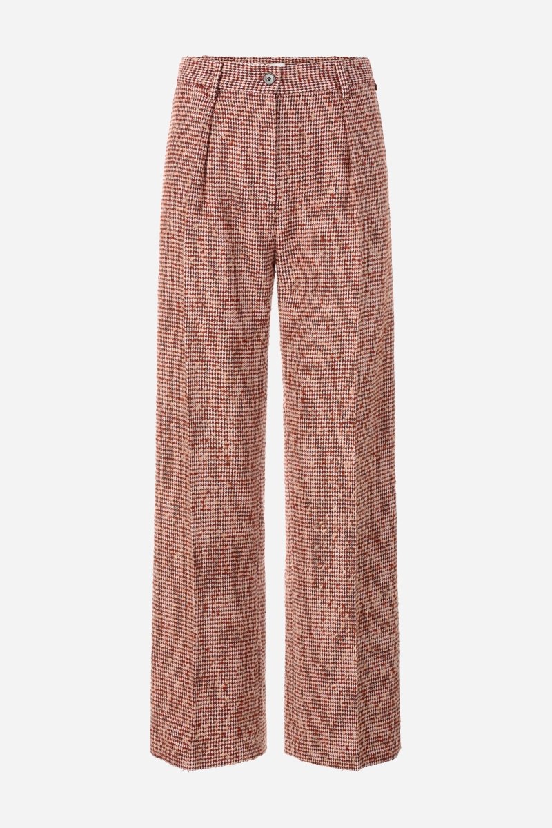 Karierte Tweed-Stoffhose-Rich & Royal