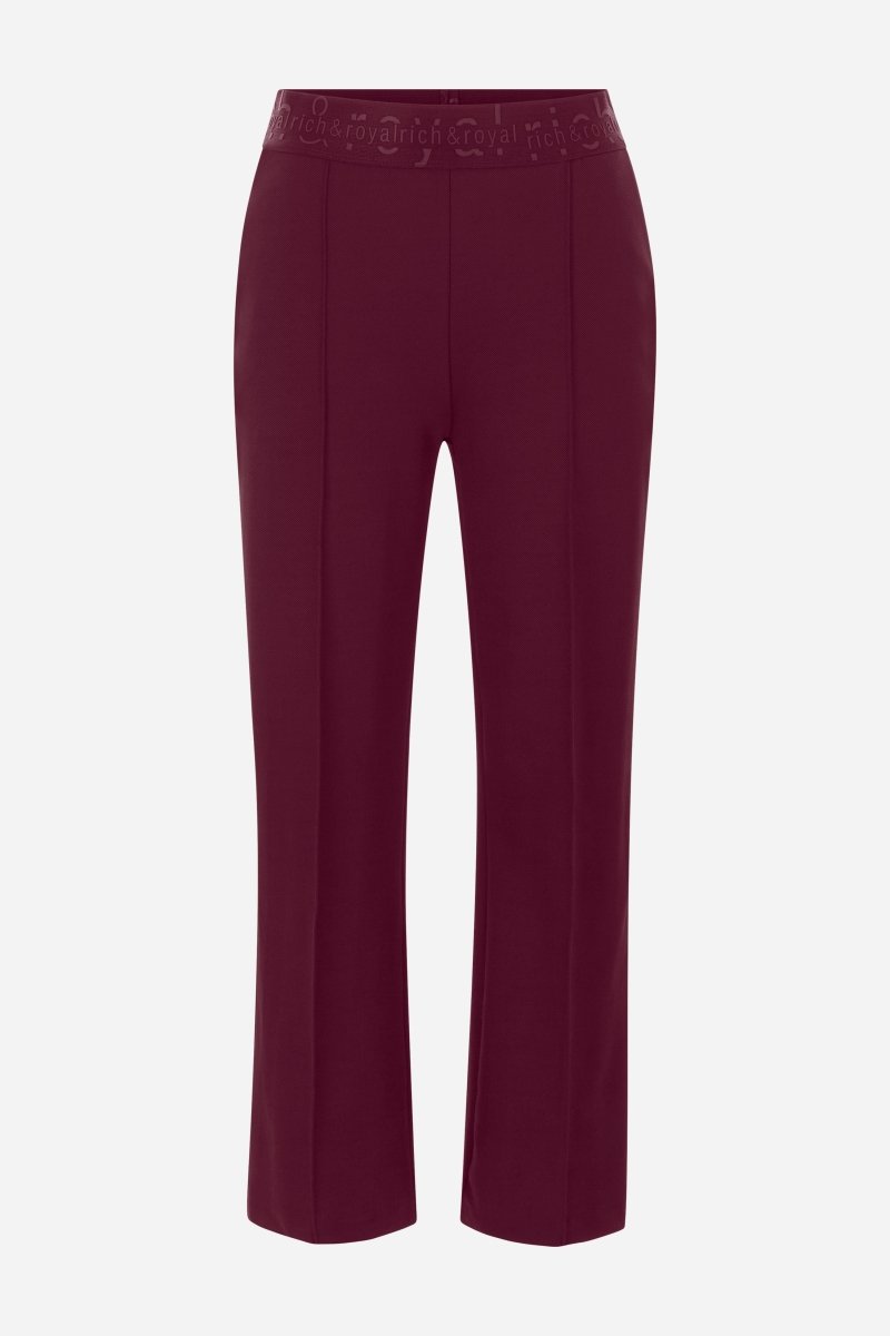 Weite Jerseyhose mit Ziernaht-Rich & Royal