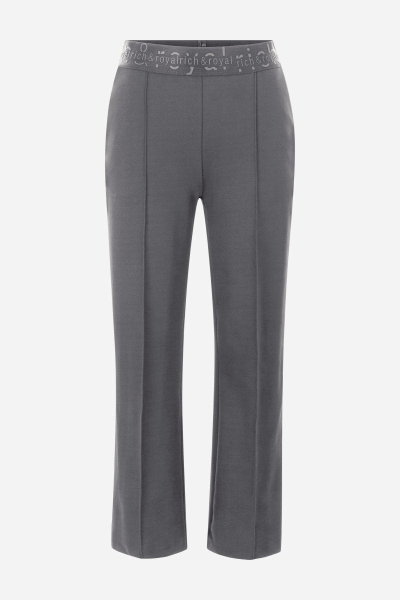 Weite Jerseyhose mit Ziernaht-Rich & Royal