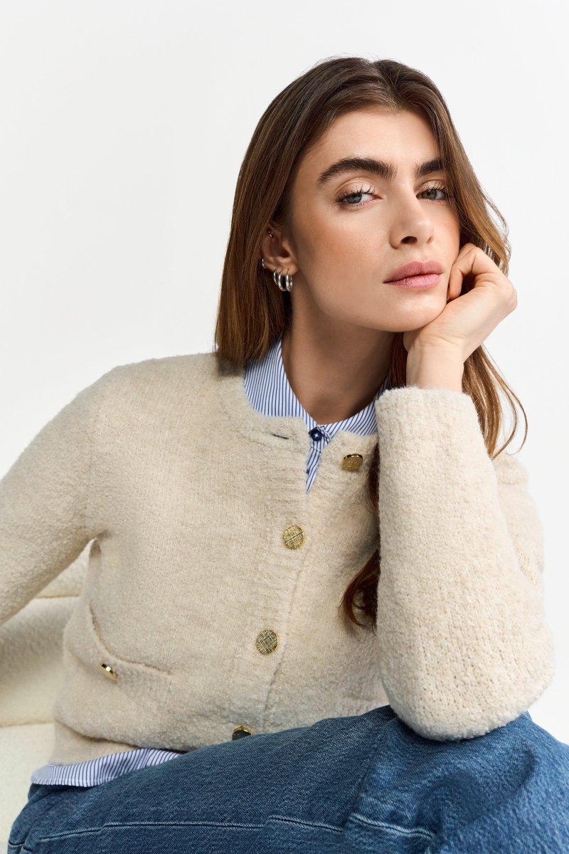 Cardigan mit Knöpfen-Rich & Royal