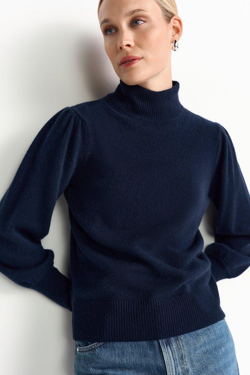Feinstrickpullover mit Rollkragen-Rich & Royal