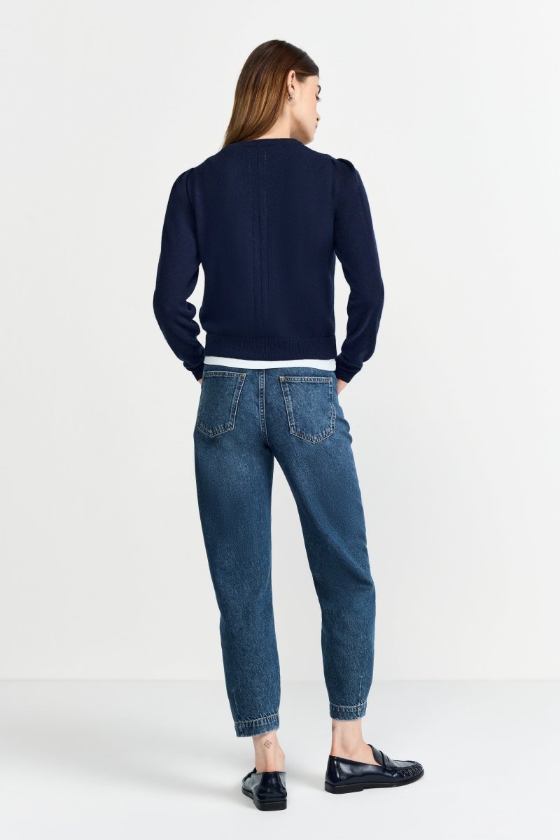 Cardigan mit Puffärmeln-Rich & Royal