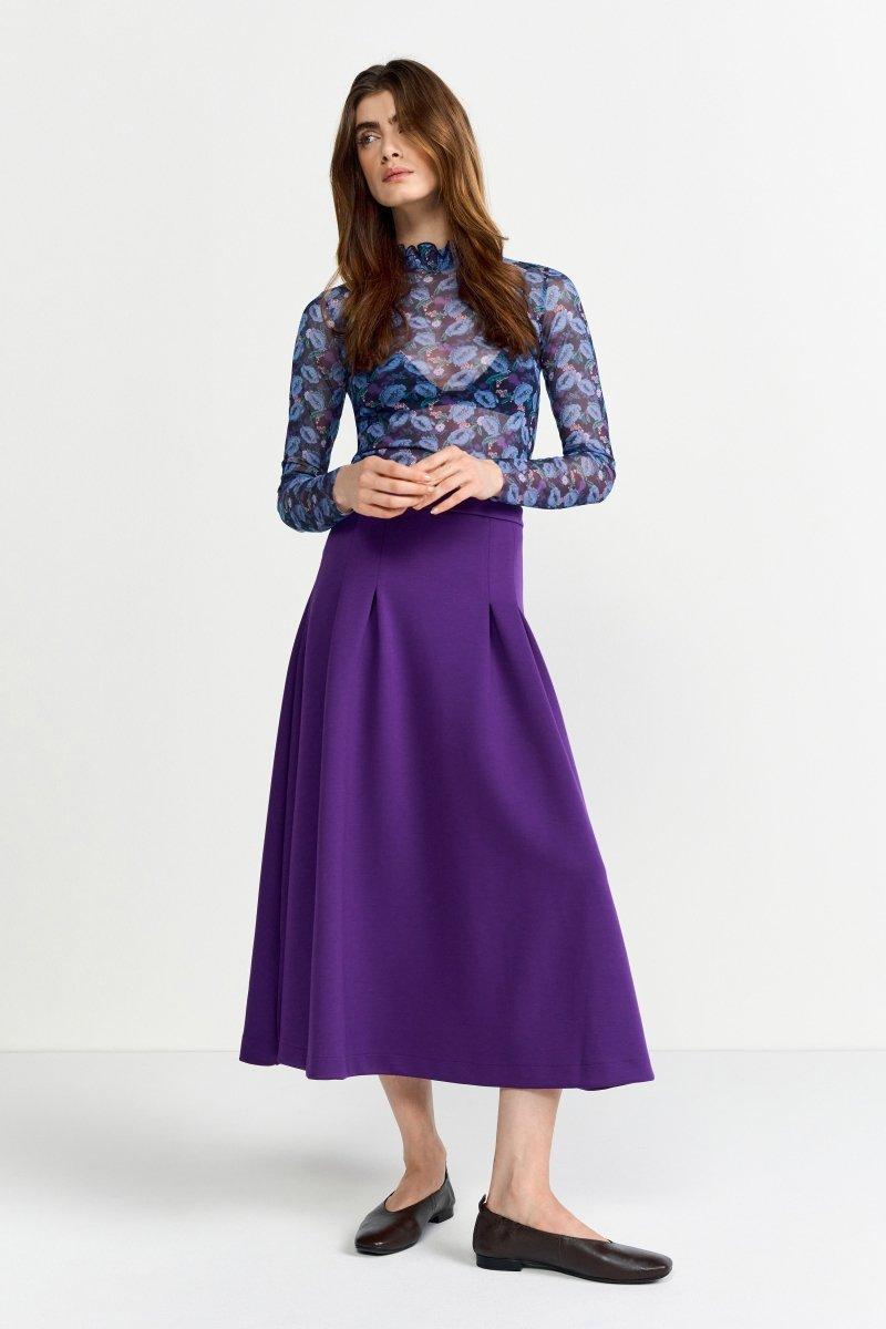 Mesh-Longsleeve mit Print-Rich & Royal