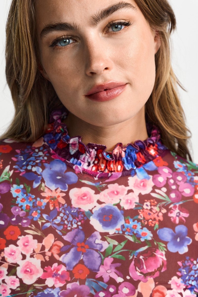 Longsleeve mit Blumenprint-Rich & Royal