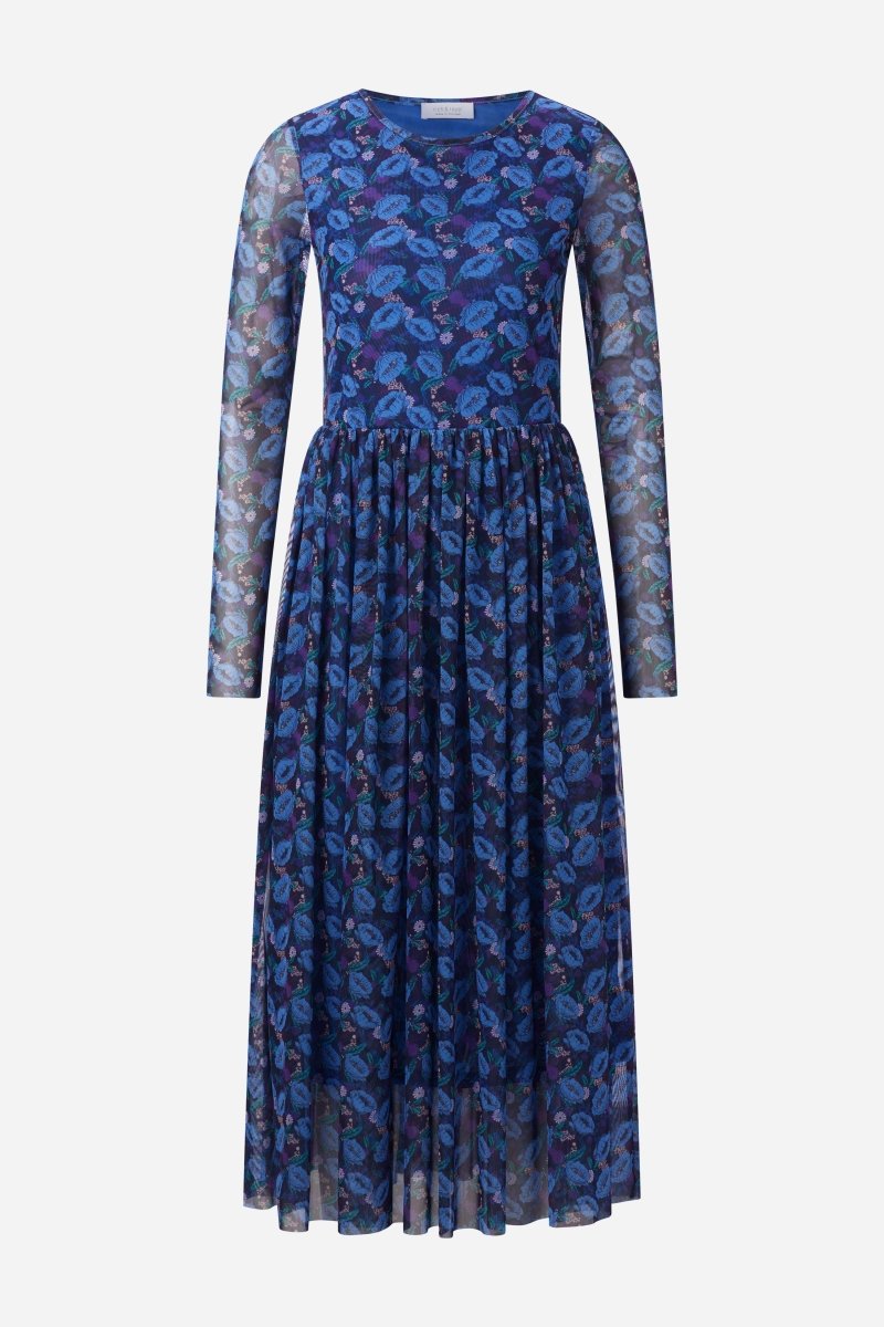 Langes Meshkleid mit Print-Rich & Royal