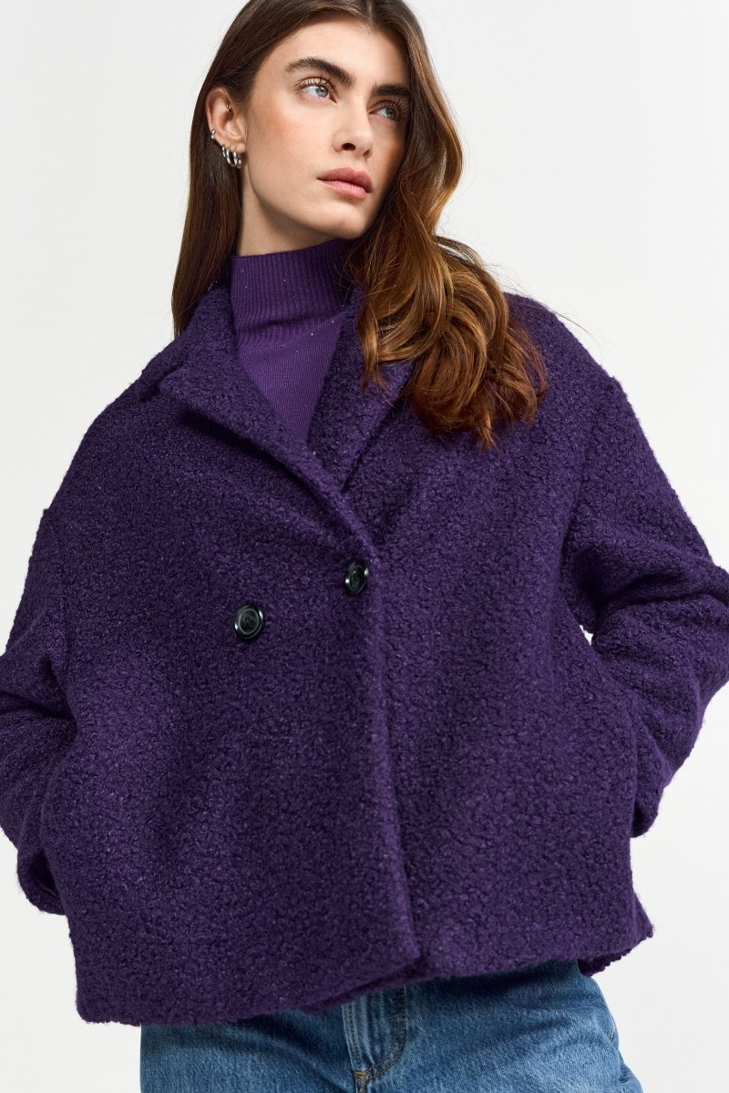 Oversized Jacke mit Revers-Rich & Royal