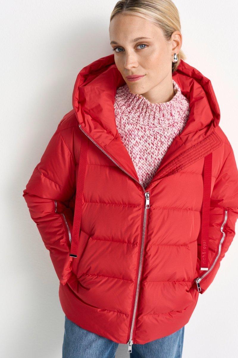 Steppjacke mit Kapuze-Rich & Royal