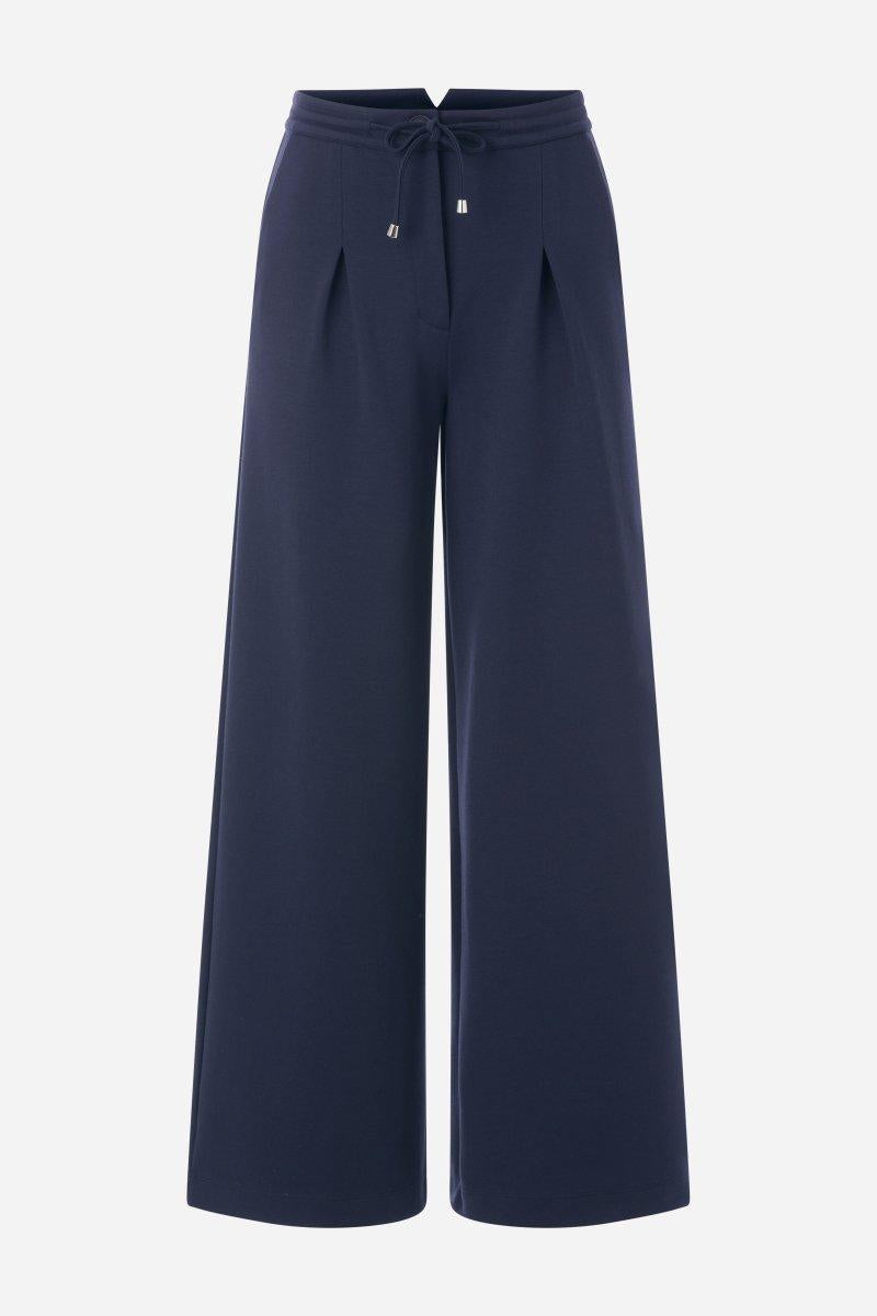 Dunkelblaue Stoffhose mit Tunnelzug-Rich & Royal