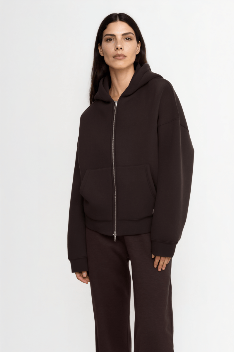 Sweatjacke mit Tunnelzug-Rich & Royal