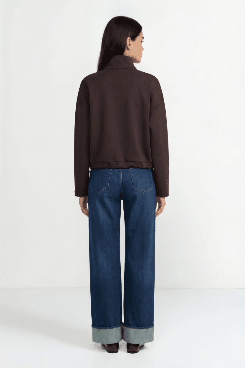 Sweatjacke mit Tunnelzug-Rich & Royal