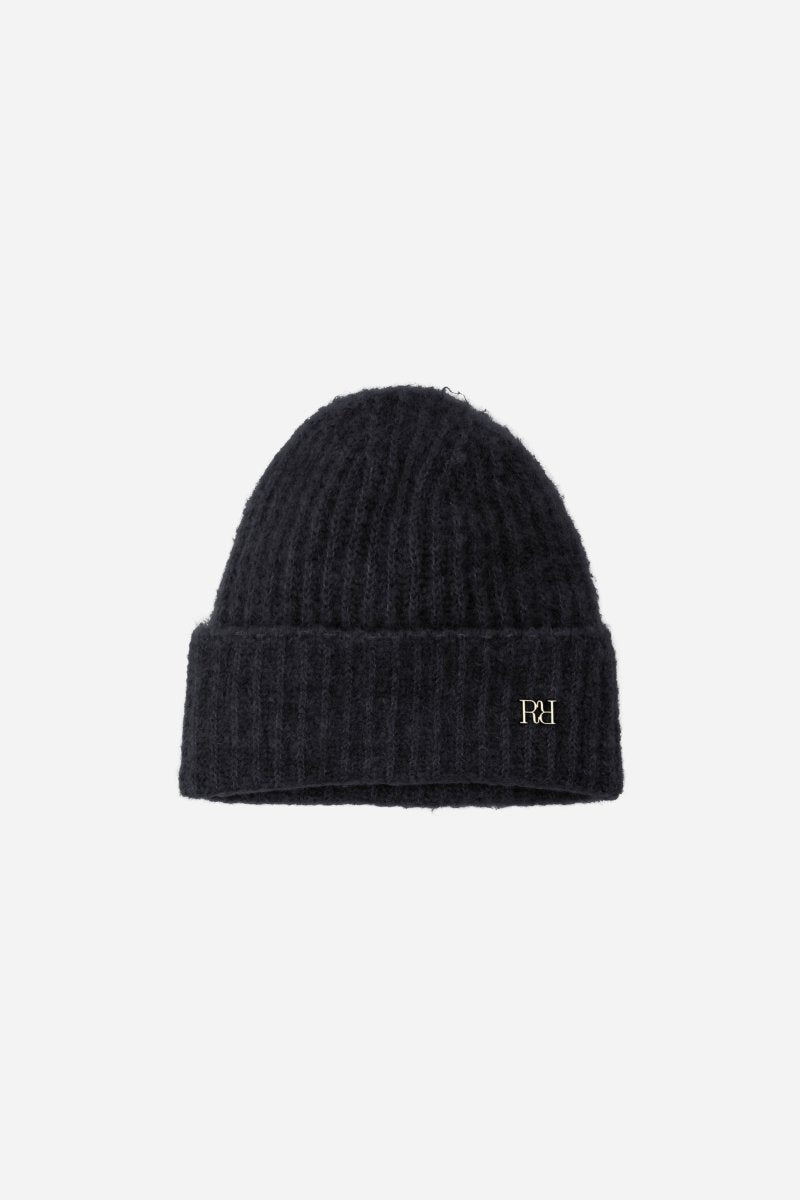Beanie aus Rippstrick-Rich & Royal