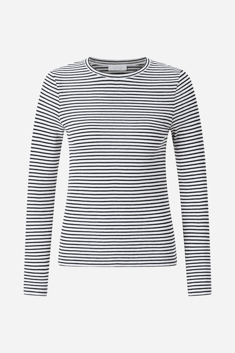 Gestreiftes Langarmshirt-Rich & Royal