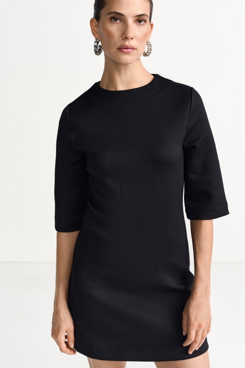 Schwarzes Minikleid-Rich & Royal