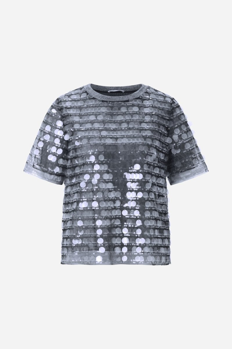 T-Shirt mit Pailletten-Rich & Royal