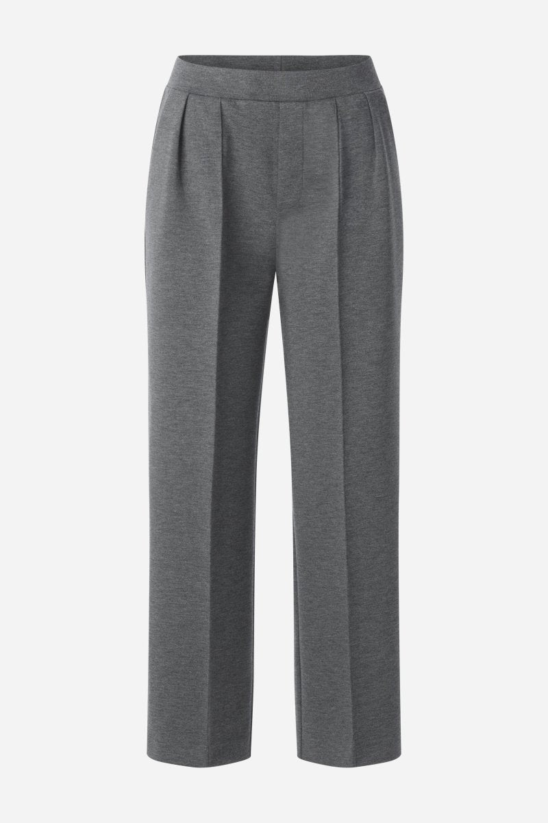 Graue Bundfaltenhose-Rich & Royal