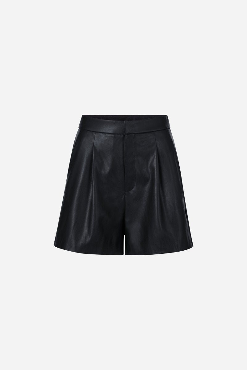 Shorts in Lederoptik-Rich & Royal