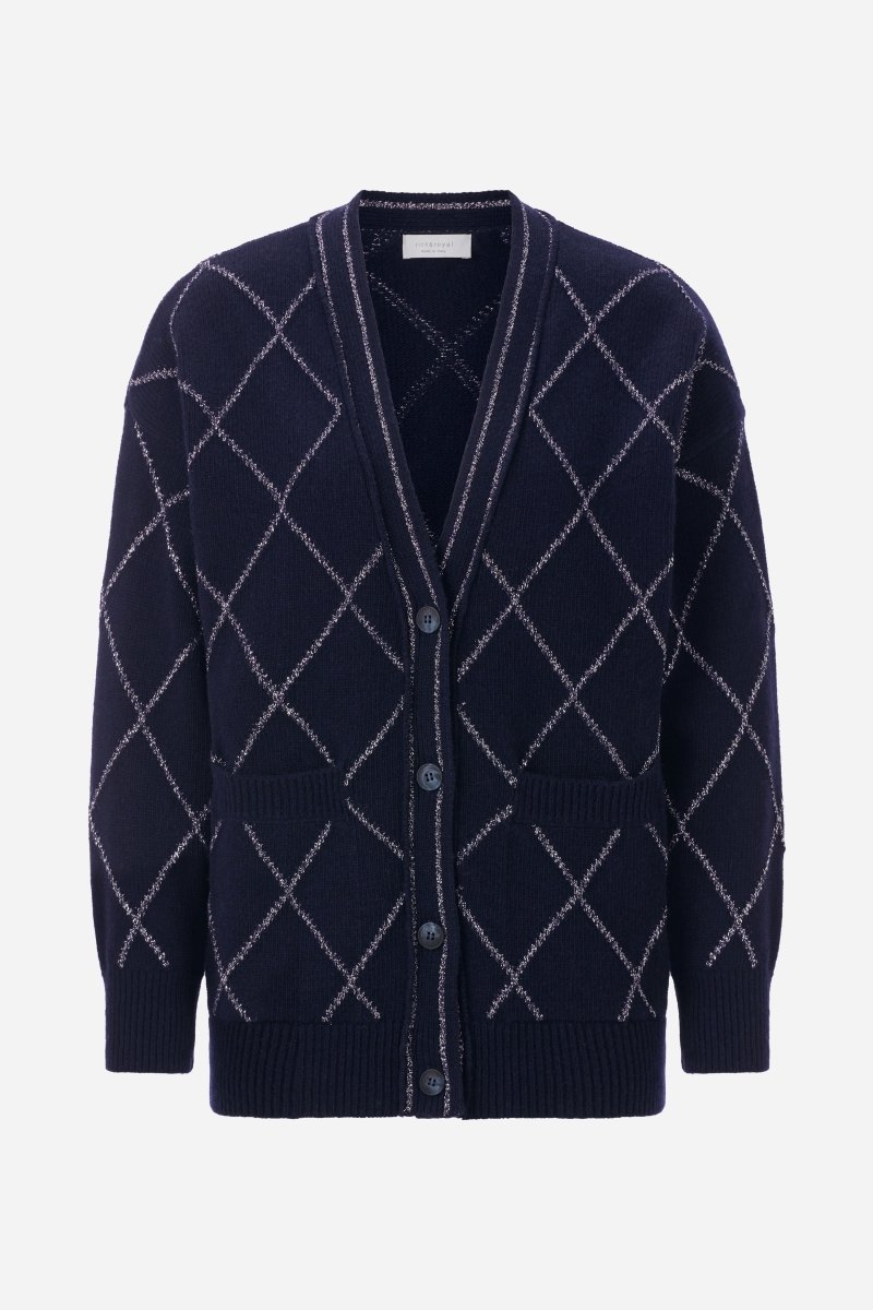 Strickjacke aus Woll-Mix-Rich & Royal