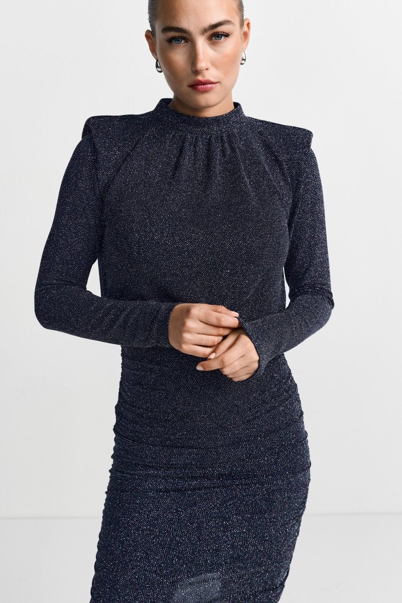 Etuikleid mit Stehkragen-Rich & Royal