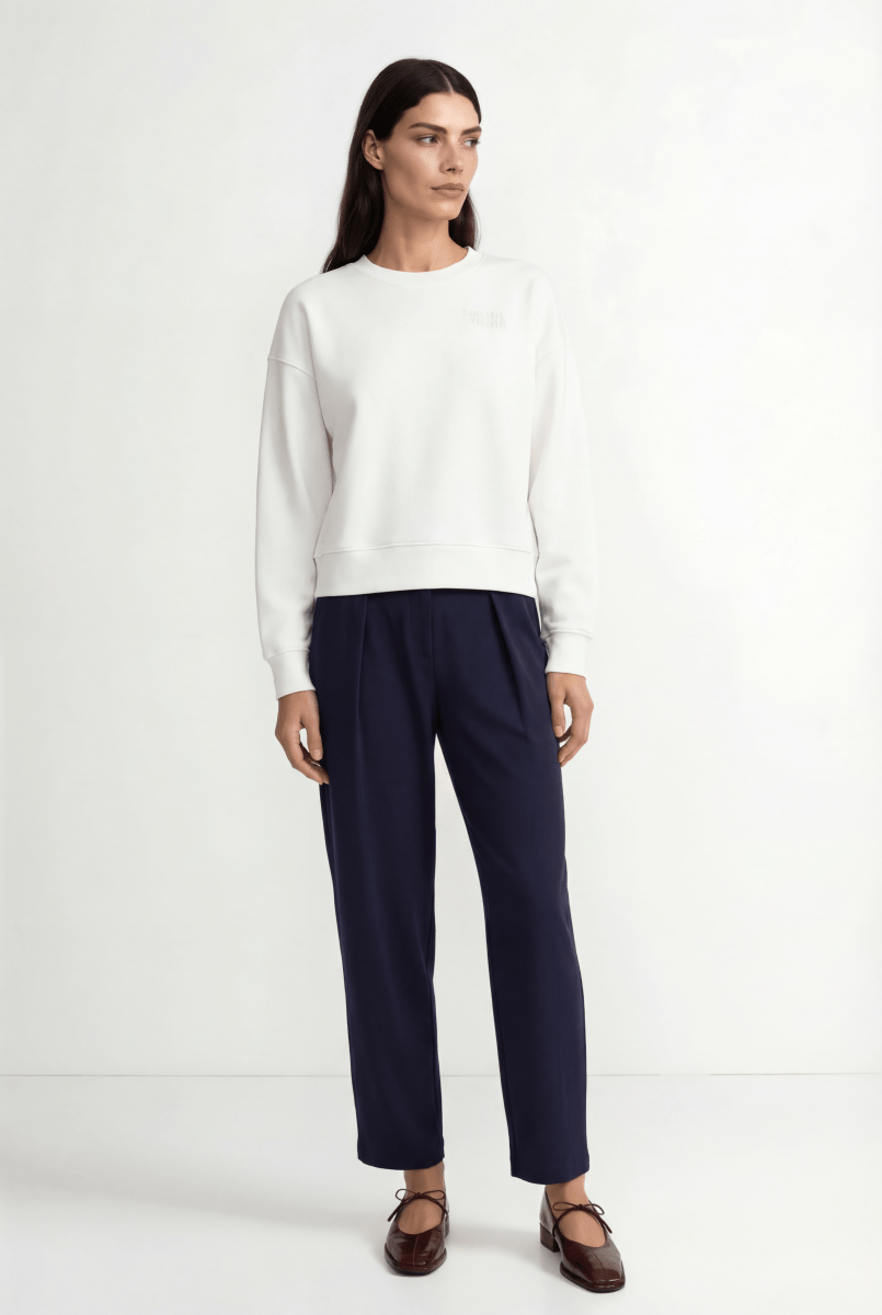 Bundfaltenhose im Barrel-Fit-Rich & Royal