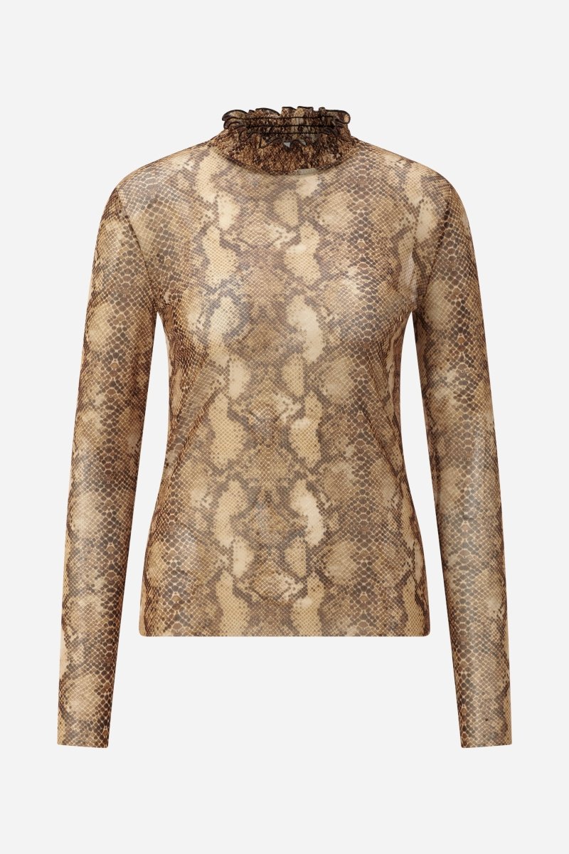 Longsleeve mit Animal-Print-Rich & Royal
