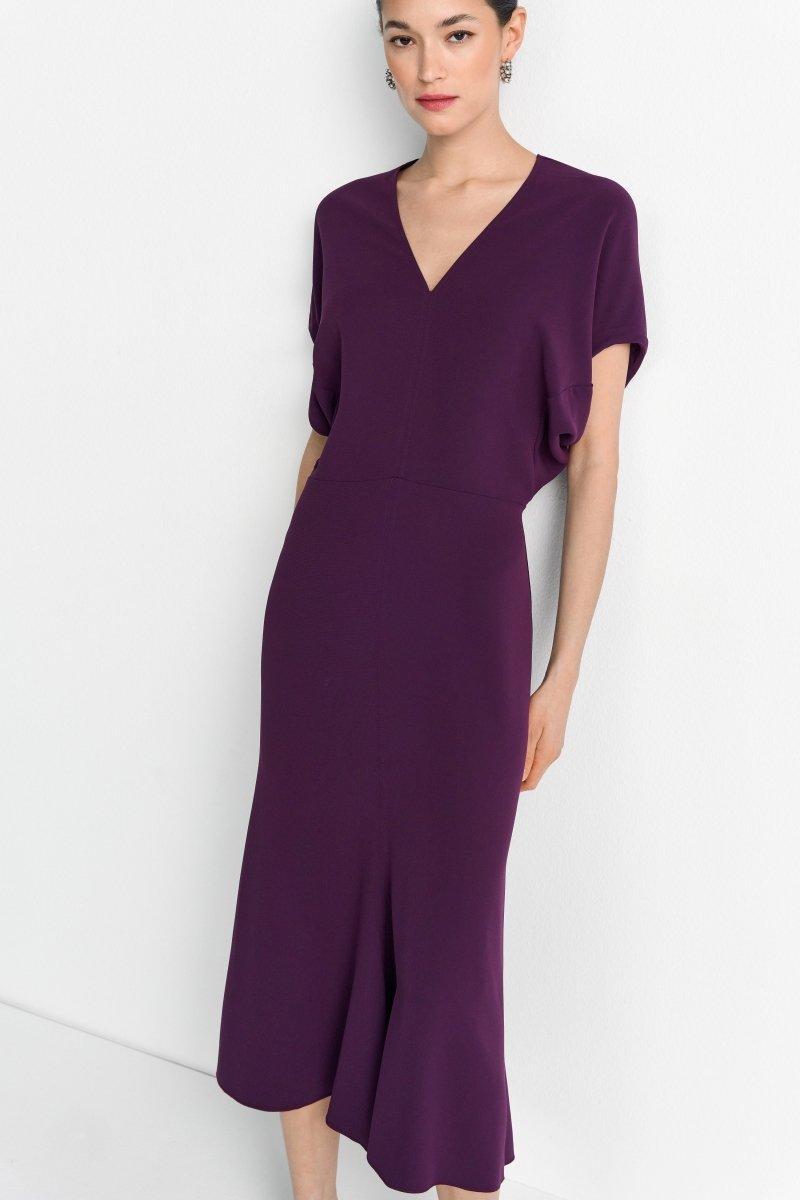 Jerseykleid mit V-Ausschnitt-Rich & Royal