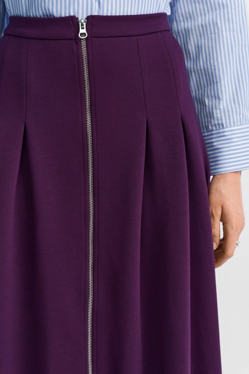 Midirock mit Reißverschluss-Rich & Royal