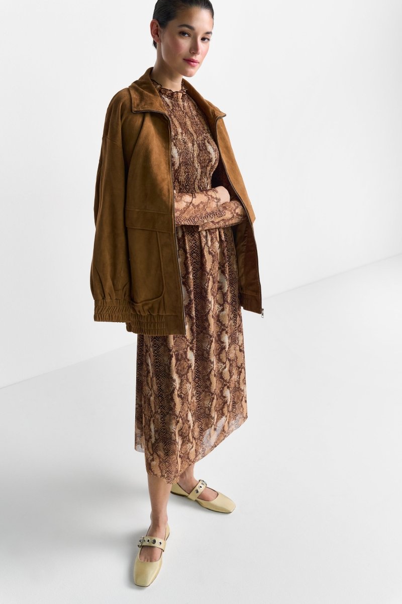 Maxikleid Python-Mesh-Rich & Royal