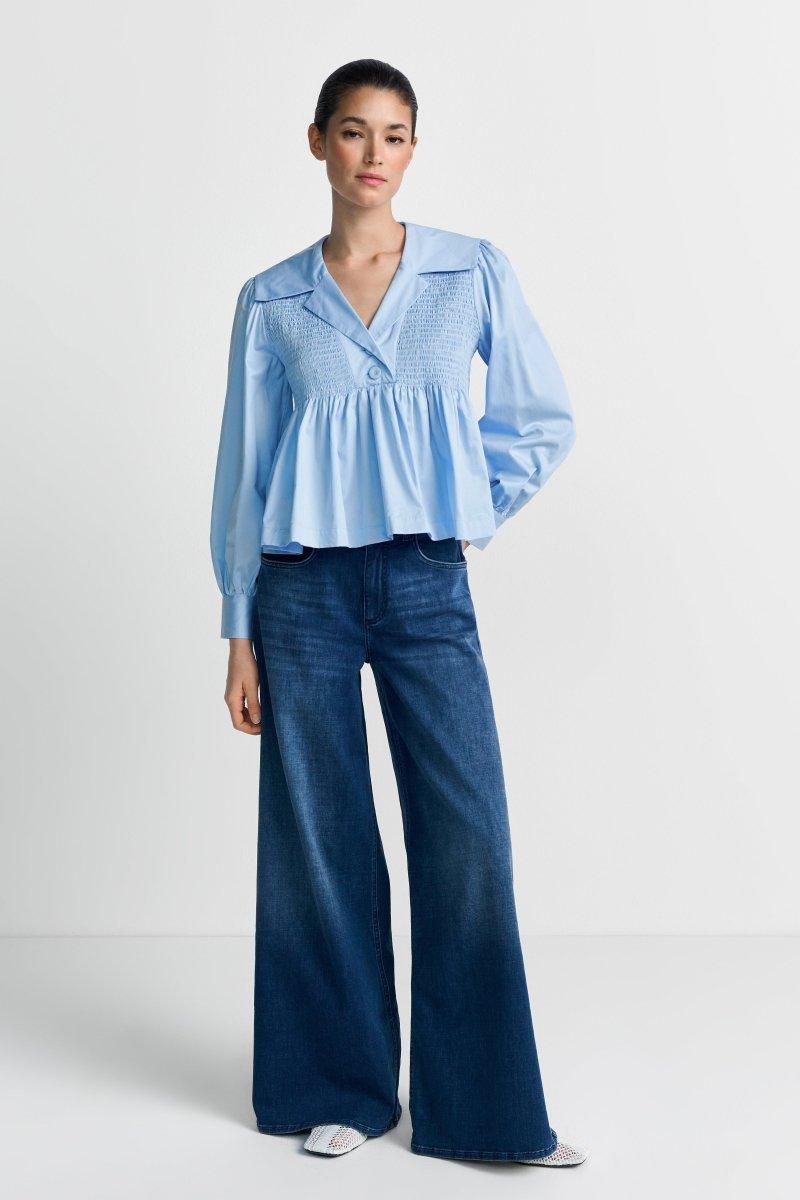 Bluse mit Schößchen-Rich & Royal