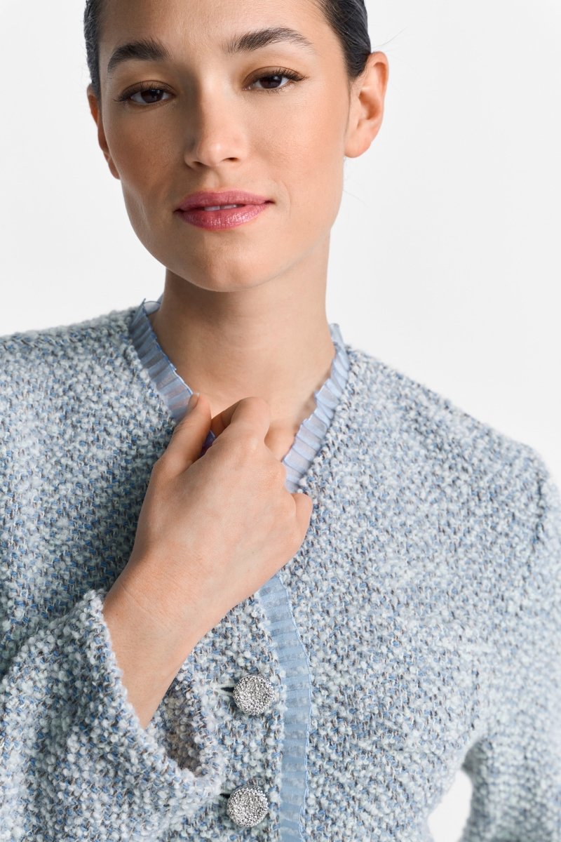 Bouclé-Jacke im Kimonostil-Rich & Royal