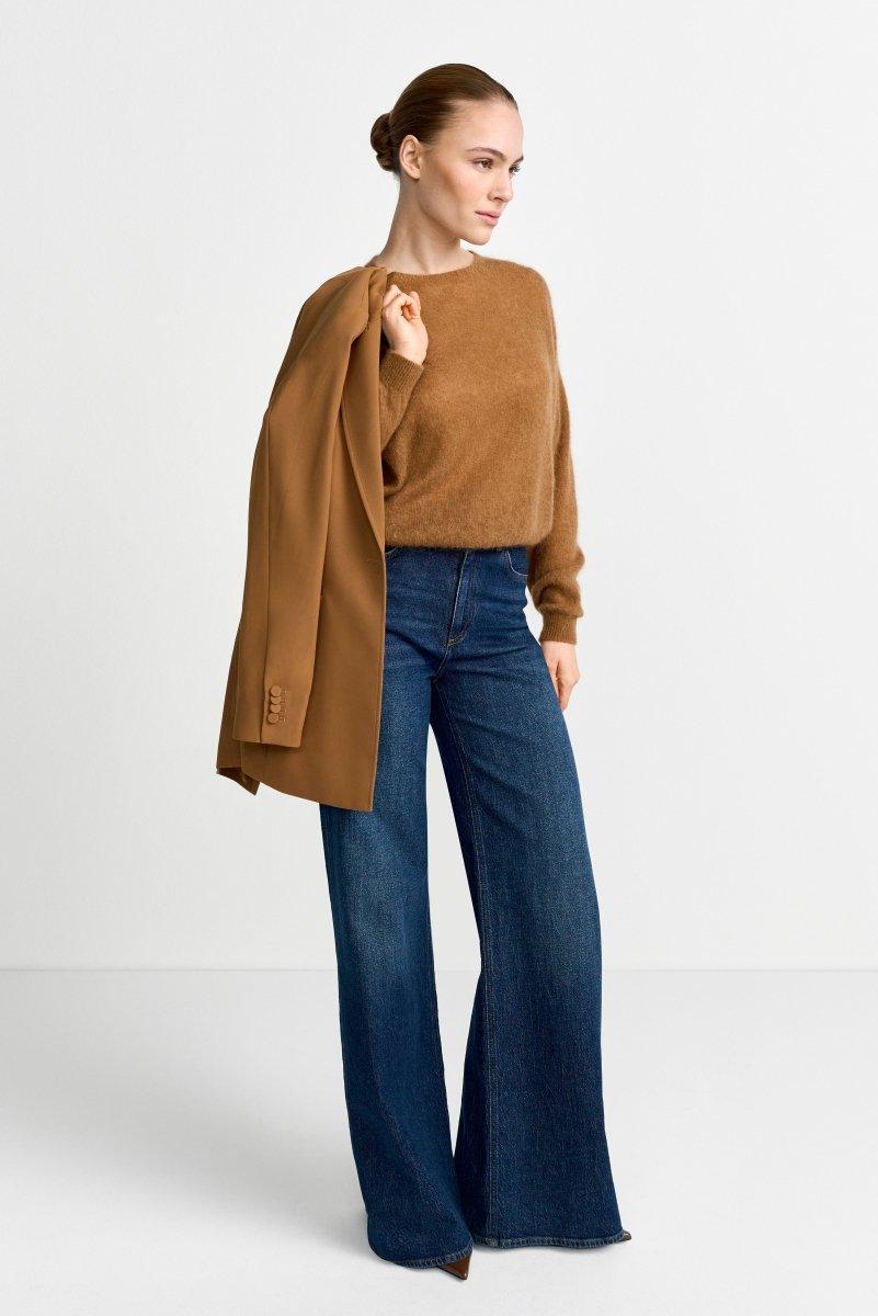 Feinstrickpullover mit Alpaka-Wolle-Rich & Royal