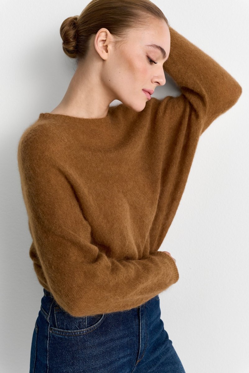 Feinstrickpullover mit Alpaka-Wolle-Rich & Royal