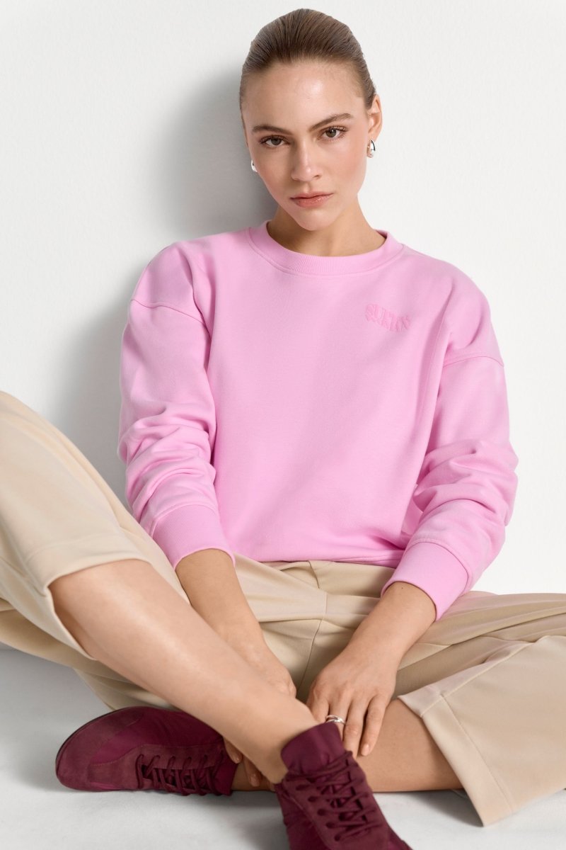 Oversized-Sweater mit Crewneck-Rich & Royal