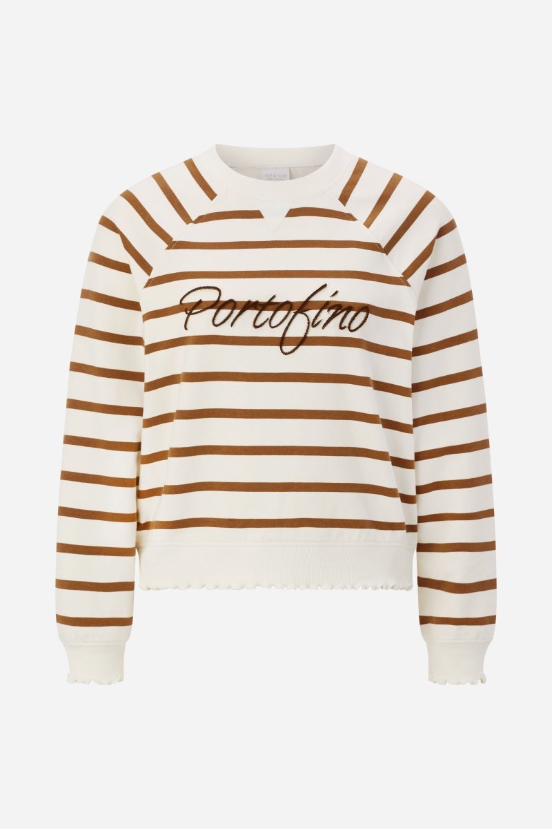 Gestreiftes Baumwoll-Sweatshirt-Rich & Royal